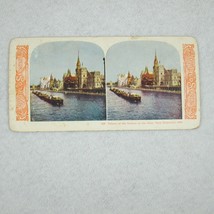 Antique Paris Worlds Fair Exposition Universelle Stereoview Palaces of Nations - £15.94 GBP