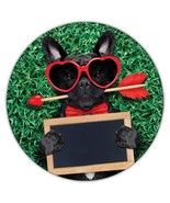 French Bulldog Glasses Arrow : Gift Coaster Pet Dog Puppy Funny Grass An... - £3.95 GBP