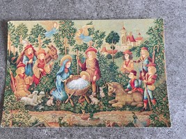 Hallmark Ambassador Christmas Nativity Birth of Jesus Card Postcard Vintage  - £3.54 GBP