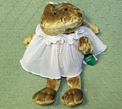 Vintage Russ Victorian Grace Angelique Plush Frog Angel Stuffed Animal With Tag - £7.55 GBP