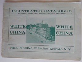 Filkins white china catelog 1890 painting Buffalo NY Victorian painting - $32.50