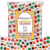 Lollipops - Classic - Candy Suckers - Assorted Flavors - Bulk Candy - 2.5 LB NEW - £17.77 GBP