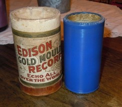 Antique Edison Gold Molded Cylinder Records 2380 &quot; Stick To Your Mother Tom&quot;  - £17.24 GBP