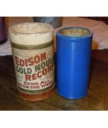 Antique Edison Gold Molded Cylinder Records 2380 &quot; Stick To Your Mother ... - $413.22 MXN