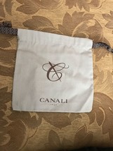 CANALI 7 1/2&quot; x 8&quot; Designer Logo Shoe Handbag Storage Sleeper Dust Bag - £2.91 GBP