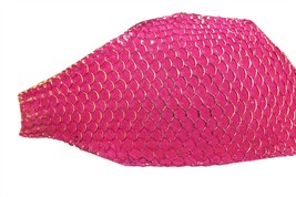 A Lot of  TWO Authentic Tilapia Fish Skins Hide Leather Glitter Metallic... - $11.87