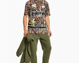 Guess Men&#39;s Blurry Dayz Graphic Oversized Organic Cotton T-Shirt Multico... - £22.47 GBP