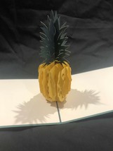 Pineapple 3D Pop Up Card Greeting Birthday Anniversary Love Fruit Welcom... - $11.29