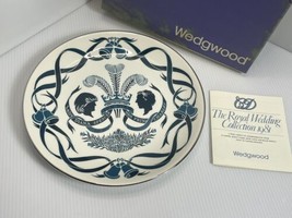 Prince Charles &amp; Lady Diana Spencer 1981 Royal Wedding PLATE BY WEDGWOOD 9&quot; - £11.19 GBP