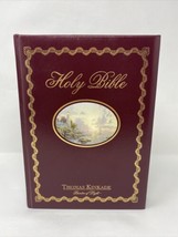 Holy Bible New King James Version Thomas Kinkade Huge Faux Leather 2002 Mint - £23.93 GBP