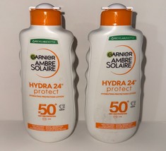 x2 Garnier Hydra 24 Hour Protect Lotion Water Resistant Sunscreen 30/50S... - $14.78