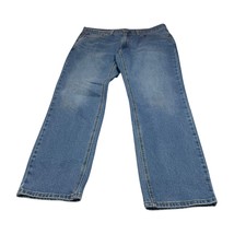 Levi&#39;s 541 Jeans Men&#39;s 34 X 30 Blue Denim Mid-Rise Pockets Straight Leg Zip Fly - £19.09 GBP