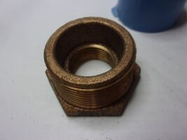 Bronze reducing fitting 1" NPT female  to  1-1/2' MALE NPT - $12.38