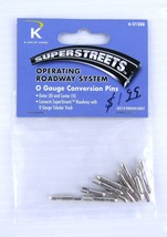Lionel O K-Line by Lionel SuperStreets Track O Gauge Conversion Pins 8 6... - $8.12