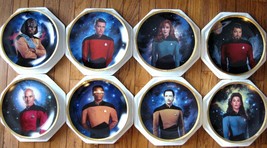 Star Trek The Next Generation Hamilton 8 plate collection . - £191.84 GBP