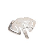 925 Sterling Silver Vintage Book Mark Designer Elephant Head Cutout  TR3936 - $81.39