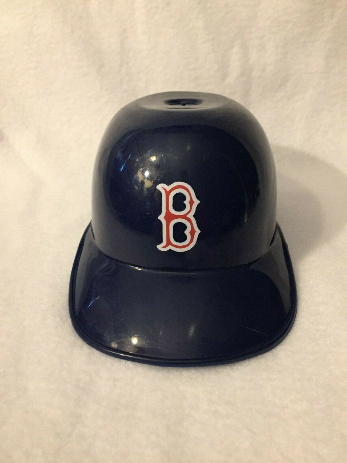Boston Red Sox Dark Blue Plastic Mini Batting Baseball Helmet Ice Cream Bowl - $1.90