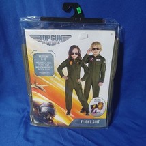 Top Gun Maverick Kids Boys Girls Flight Suit Aviation Costume M 8-10 REA... - $39.59