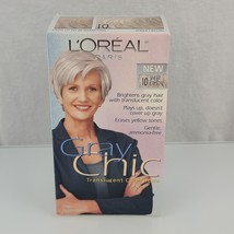 L&#39;Oreal Paris Gray Chic For Gray 10 Sheer Crystal Translucent Color Tone System - £8.75 GBP