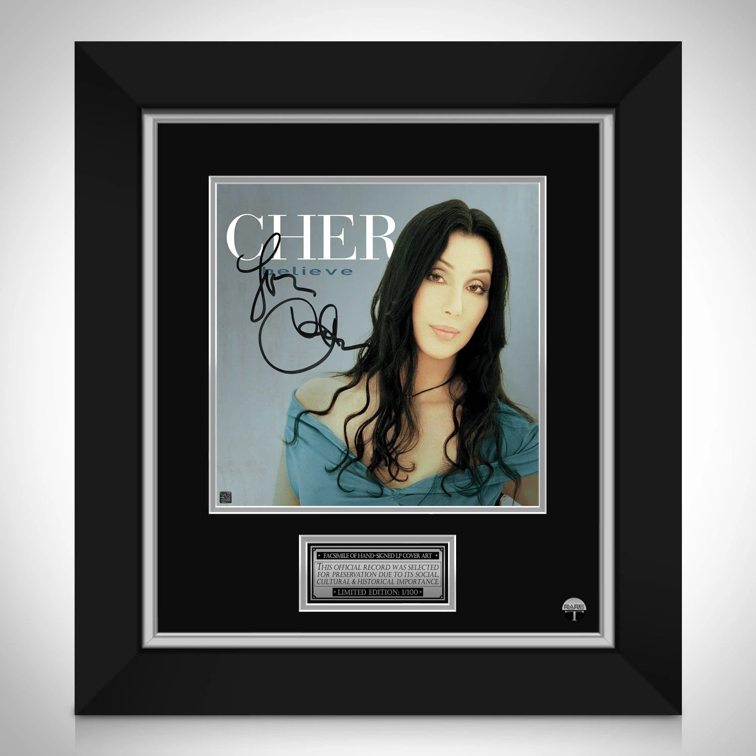 Cher - Believe Limited Signature Edition LP Cover Custom Frame - £194.01 GBP