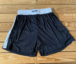 kwon NWT men’s training athletic shorts size S white black i5 - $26.64