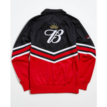 New Urban Outfitters Starter Budweiser Stadium Jacket $125 Red/Black  MEDIUM  - £60.50 GBP