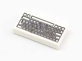 PWS Computer Keyboard Construction Piece Minifigure Accessories Online - $6.12