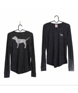 VS Pink glitter dog heathered sleepwear top soft top size S small - €19,66 EUR