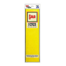 Gala Crepe Paper 12-Pack (240x50cm) - Canary - $22.87