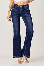 RISEN Full Size Low Rise Flare Jeans - £55.96 GBP