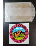 ENCO INC Badlands Nat&#39;l Monument South Dakota VTG Travel Luggage Water D... - $37.56 CAD