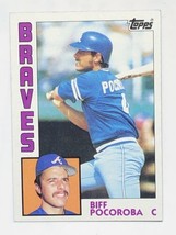 Biff Pocoroba 1984 Topps #438 Atlanta Braves MLB Baseball Card - £0.78 GBP