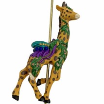 Mr Christmas Carousel Replacement Part Animal on 12 in Metal Pole Giraffe Vtg - $10.40