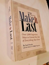 Yankee Magazine&#39;s Make it Last by Earl Proulx - $8.90