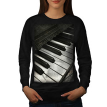 Vintage Old Piano Jumper Retro Picture Women Sweatshirt - £14.87 GBP