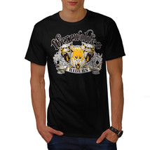 Wellcoda Werewolves Riders Biker Mens T-shirt, Biker Graphic Design Prin... - £14.87 GBP+