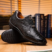 Vulcan genuine alligator sneakers Black image 6