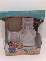 DISNEY MOANA 2 DESIGN A VINYL WITH MARKERS CHILDREN&#39;S CRAFT - $27.37 CAD