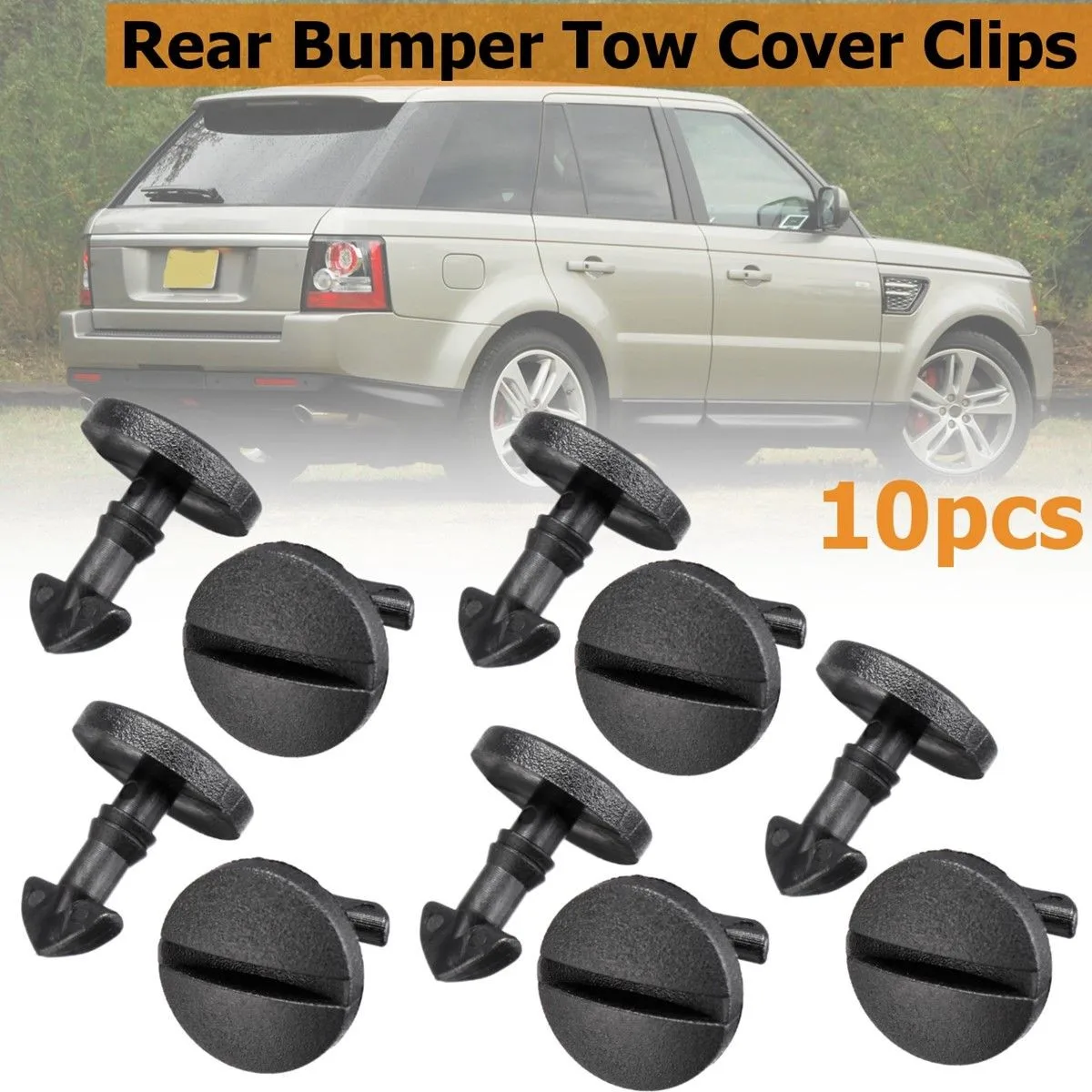 Rear Bumper Tow Bar Cover Clips for Discovery 3 4 - Car Towing Trim, High Qual - £11.32 GBP