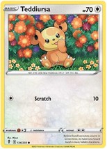 Teddiursa 126/203 Common Evolving Skies Pokemon Card - £3.99 GBP