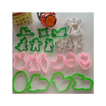 Cookie Cutters: Easter + Halloween + Christmas + Music + Valentine x 40 - £19.08 GBP