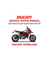 2019-2022 Ducati Hypermotard 950SP Service Repair Workshop Manual - $23.94 CAD