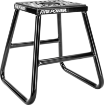 Fire Power Steel MX Offroad Moto Stand Non-Slip Top 16&quot; Tall 61-0800 Black - £55.26 GBP