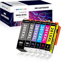 Compatible Ink Cartridge Replacement for Canon 280XXL 281XXL PGI 280XXL CLI 281X - £36.70 GBP