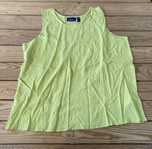 D&amp;Co NWOT Women’s Beach woven tank top Cover up size L Lime AZ - £12.62 GBP