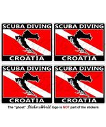IDAHO SCUBA DIVING Immersione Subacquea Mappa 50mm(2") Adesivi Rettangol... - $6.62