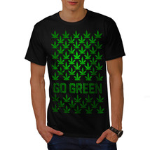 Wellcoda Green Cannabis Pot Mens T-shirt, Crazy Graphic Design Printed Tee - £15.00 GBP+