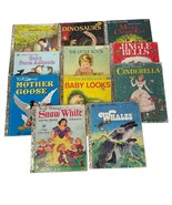 Little Golden Books Vintage 1948 To 1984 Misc Lot Of 11 Books Varying Co... - $12.84