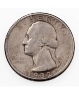 1932-D 25C Washington Quart Extra Fin État, Quelques Légères Teintes, Lu... - $288.57