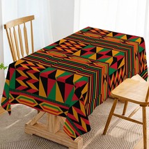 Black History Month Tablecloth Juneteenth Table Cloth Pan African American Herit - £20.43 GBP
